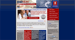 Desktop Screenshot of 1040now.net
